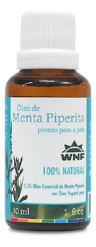 Óleo De Menta Piperita Pronto Para Pele  30ml Wnf