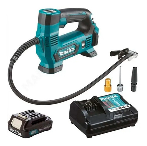 Inflador Llantas Cxt 12v C/carg Y Bat 121psi Mp100dwa Makita