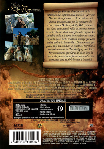 Los Puentes De San Luis Rey Robert De Niro Pelicula Dvd