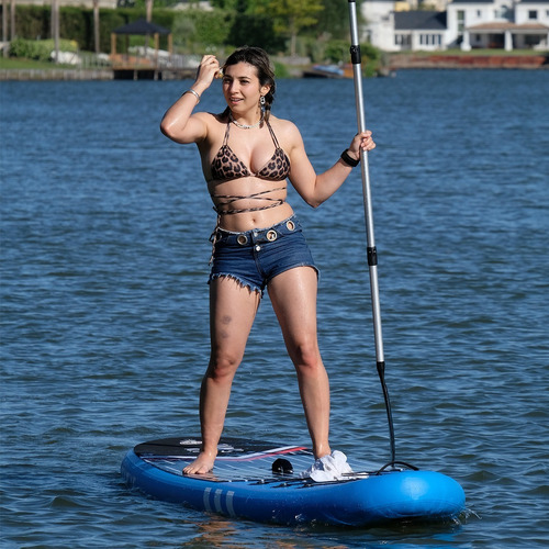 Imagen 7 de 9 de Tabla Stand Up Paddle Sup Inflable Jaws 10.6 Verde 140 Kg