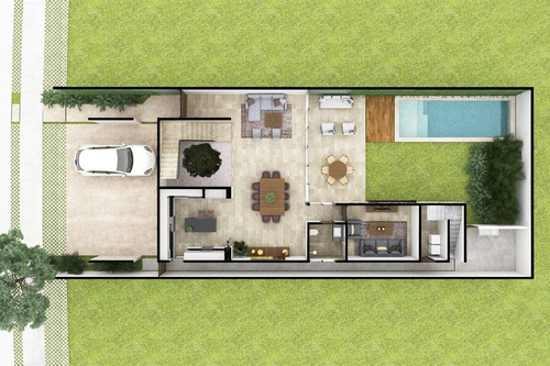 Imagen 24 de 30 de Casa Con Alberca En Venta Dentro De Privada En Xcanatún Zona