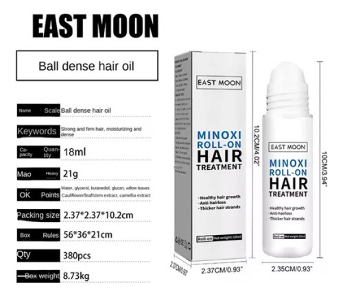2sérum Re:act Minoxi Roll-on Para El Crecimiento Del Cabello