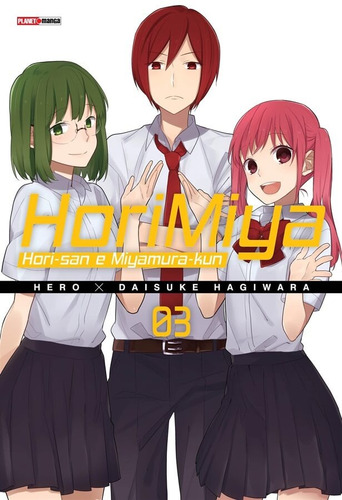 Horimiya Vol. 3, de Hero. Editora Panini Brasil LTDA, capa mole em português, 2022