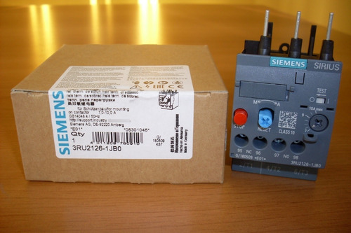 Rele Termico Siemens Rango 7 - 10a, Modelo 3ru2126-1jb0