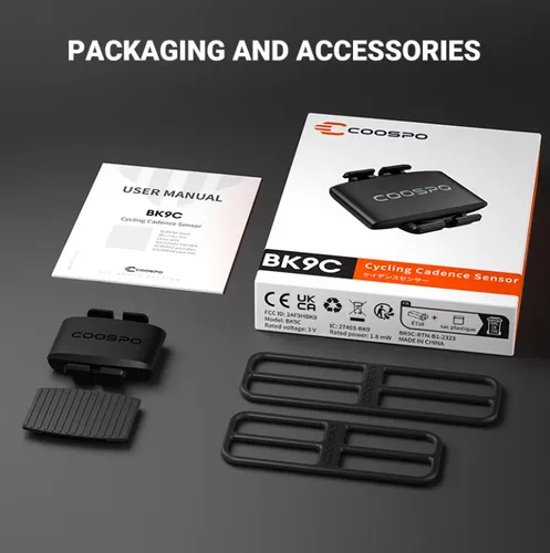 Sensor De Cadencia Coospo Bk9c Inalámbrico Bluetooth Y Ant+