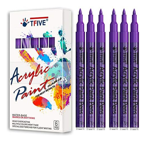 Marcadores Tfive Set 6 U Purple