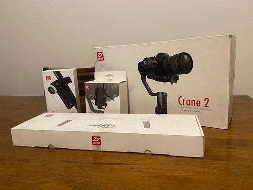 Zhiyun Crane 2 + Dual Handle + Follow Focus + Control Remoto