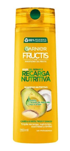 Garnier Fructis Shampoo Recarga Nutritiva X350ml 