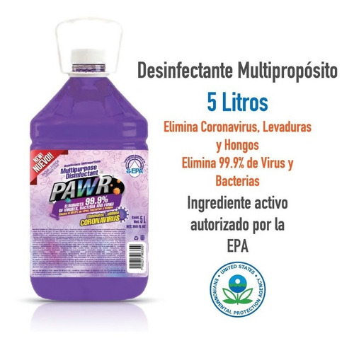 Desinfectante Multipropósito 5 Litros