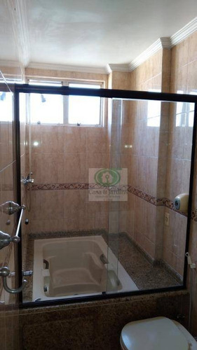 Imagem 13 de 22 de Embaré, À 1/2 Quadra Da Praia E Av. Epitácio Pessoa. Amplo Apto C/ 168,00 M2 - Santos - Ap4684