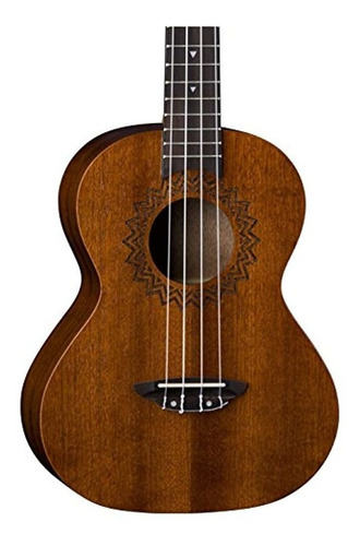 Ukelele Tenor De Caoba Vintage Luna, Satinado Natural