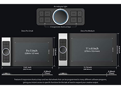 Xp-pen Deco Pro Tableta De Dibujo De Gráficos Pequeños Table