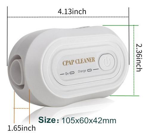 Limpiador Portátil Cpap Con Carga Usb, Mini Máquina De Limpi
