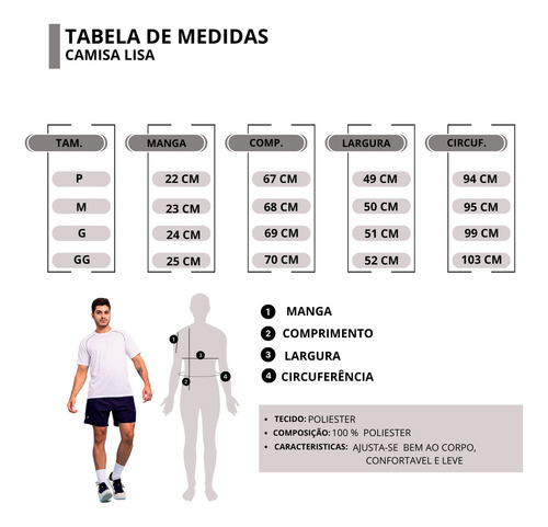 Kit 4 Camisas Para Quem Quer O Melhor No Treino