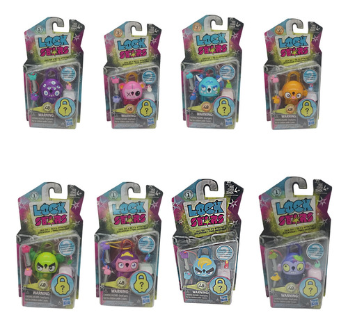 Candaditos Lock Stars 8 Modelos Colección Hasbro