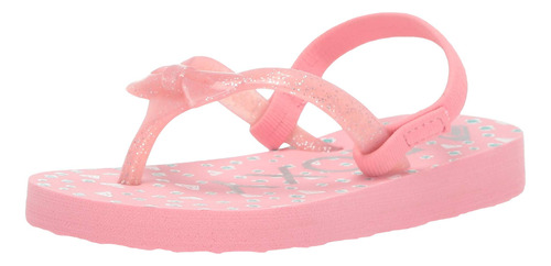 Roxy Girl Fifi Flip Flop Sandal, Pink Carn B07kt7bf7d_060424