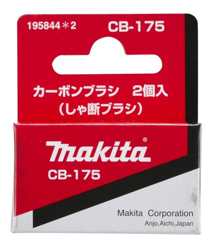 Juego De Carbones Makita Cb 175 Originales Bguemes