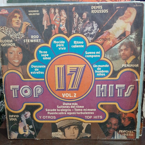 Vinilo 17 Top Hits Vol 2 Soul Roussos Gaynord Peninha Cp2