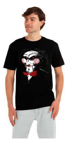 Playera Saw Juego Del Miedo Terror Diseño 15 Playeras Beloma