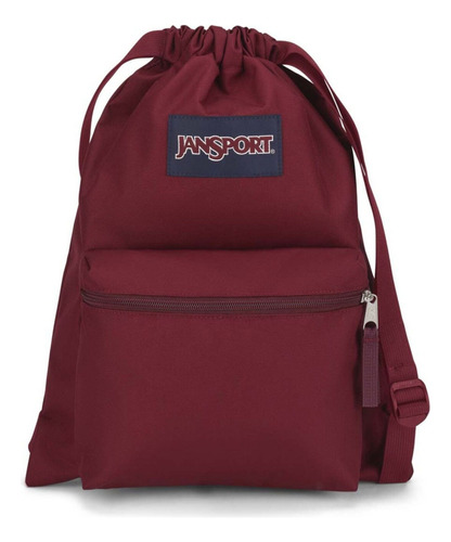 Mochila Jansport Draw Sack Color Russet red