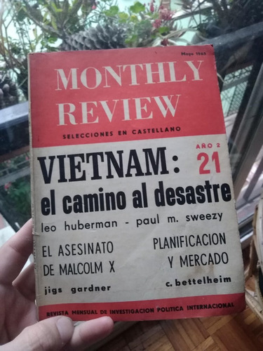 Monthly Review 21 Vietnam Leo Huberman Paul Sweezy Malcolm X