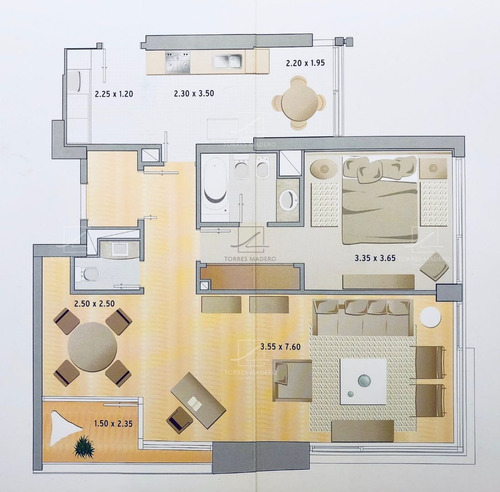Le Parc Puerto Madero Alquiler 1 Dormitorio !!