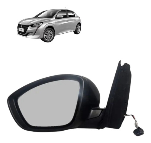 Retrovisor Peugeot 208 Elétrico /2021 Em Diante - Motorista