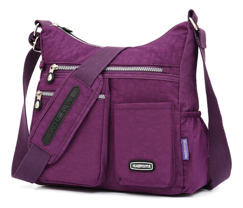 Bolso Impermeable Con Múltiples Bolsillos Para Mujer