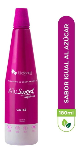 Endulzante En Gotas Alusweet Tagatosa 180 Ml Biofoods