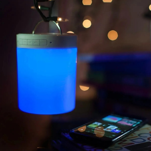 Bocina Bluetooth Luz Led Rgb Microsd Aux3.5 Usb Touch
