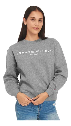 Tommy Hilfiger Sudadera con cuello redondo para mujer