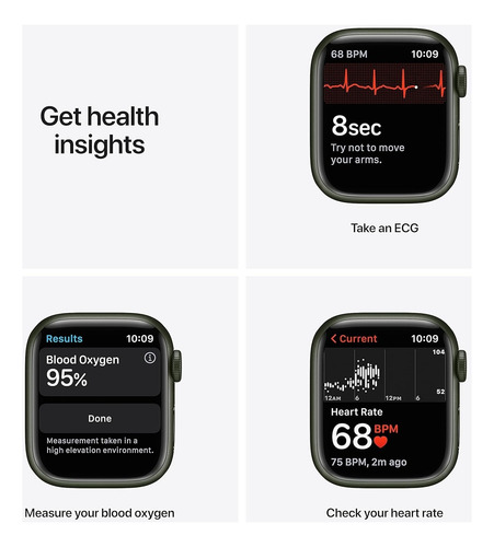 Apple Watch 7 41mm A2352 Gps + Bluetooth 32gb Grado A (Reacondicionado)