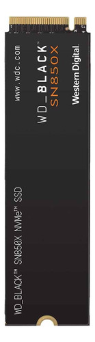 Disco Ssd M.2 Wd Black Pcie Gen4 Nvme 1tb Sn850x 7300mbps