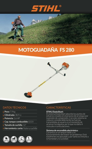 Desmalezadora Sthil Fs 280 Original