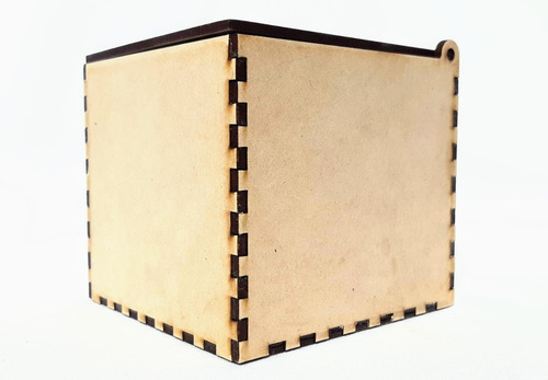 Caja Con Tapa 30x30x30 - Mdf / Fibrofacil