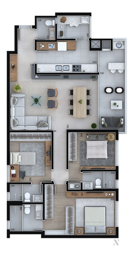 Imagem 14 de 15 de Apartamento - Ap01195 - 68137639
