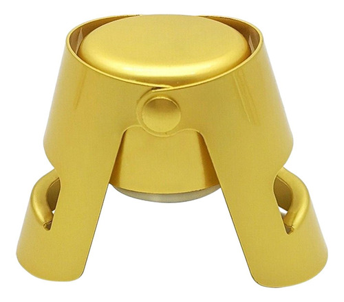 Tapón De Botella De Champán De Acero Inoxidable Oro