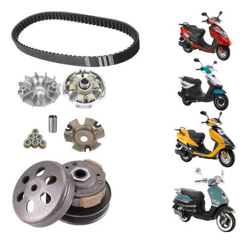 Kit De Transmision Para Motoneta D150lt D150