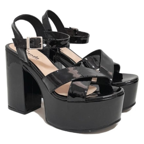 Imagen 2 de 4 de Sandalias Sami Charol Black
