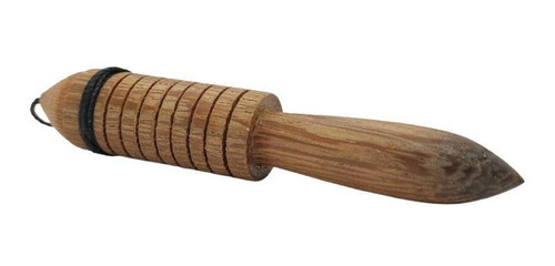 Pêndulo De Madeira Egípcio Mestre Com Lastro De Chumbo 9cm