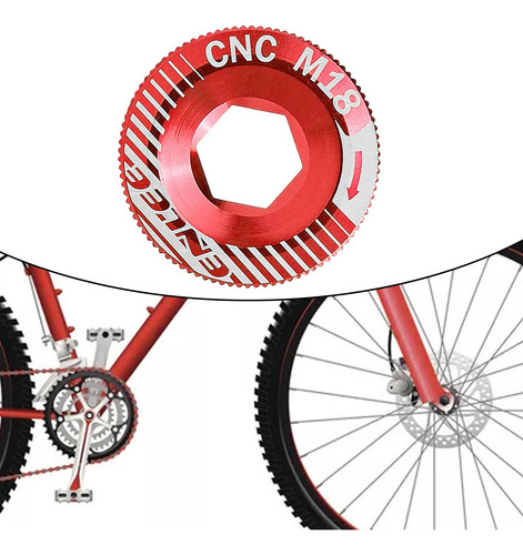3 Cycling M18 Crank Arm Fixing Chainwheel Crankset Red