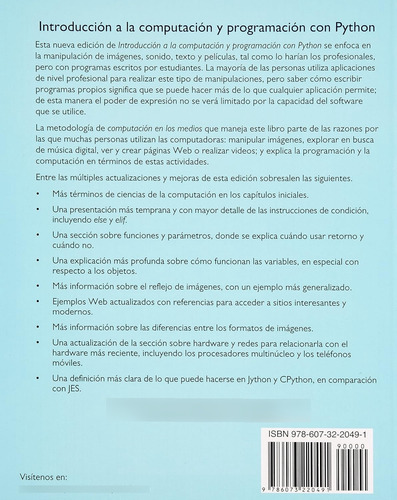 Introducción A La Computación Y Programación Con Python (Usado)