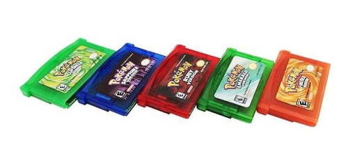 Lote 3 Pz Pokemon Rojo Fu Español Version Gba Re-pro & Envio