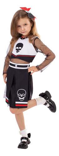 Halloween Mardi Gras Fear Squad Cheerleaders Cos Clothes, Ro