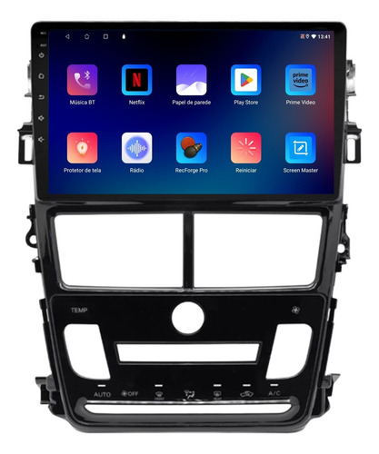 Multimidia Toyota Yaris Ar Digital 9p Android 64gb Carplay