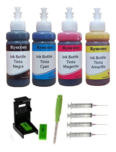 Kit De Recarga Para Canon Mg2410 Mg2510 Tinta Impresora