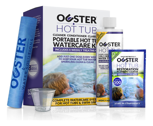 Bio Ouster Kit De Cuidado Del Agua Para Banera De Hidromasaj