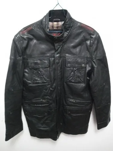 Casaca de cuero online hombre renzo costa