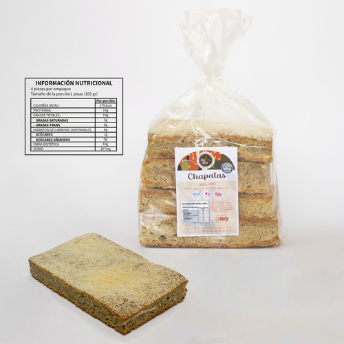 Chapatas Vía Keto 100% Keto