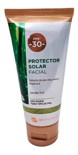 Protector Solar Facial C/áloe Vera Avena Y Vitamina E Blen